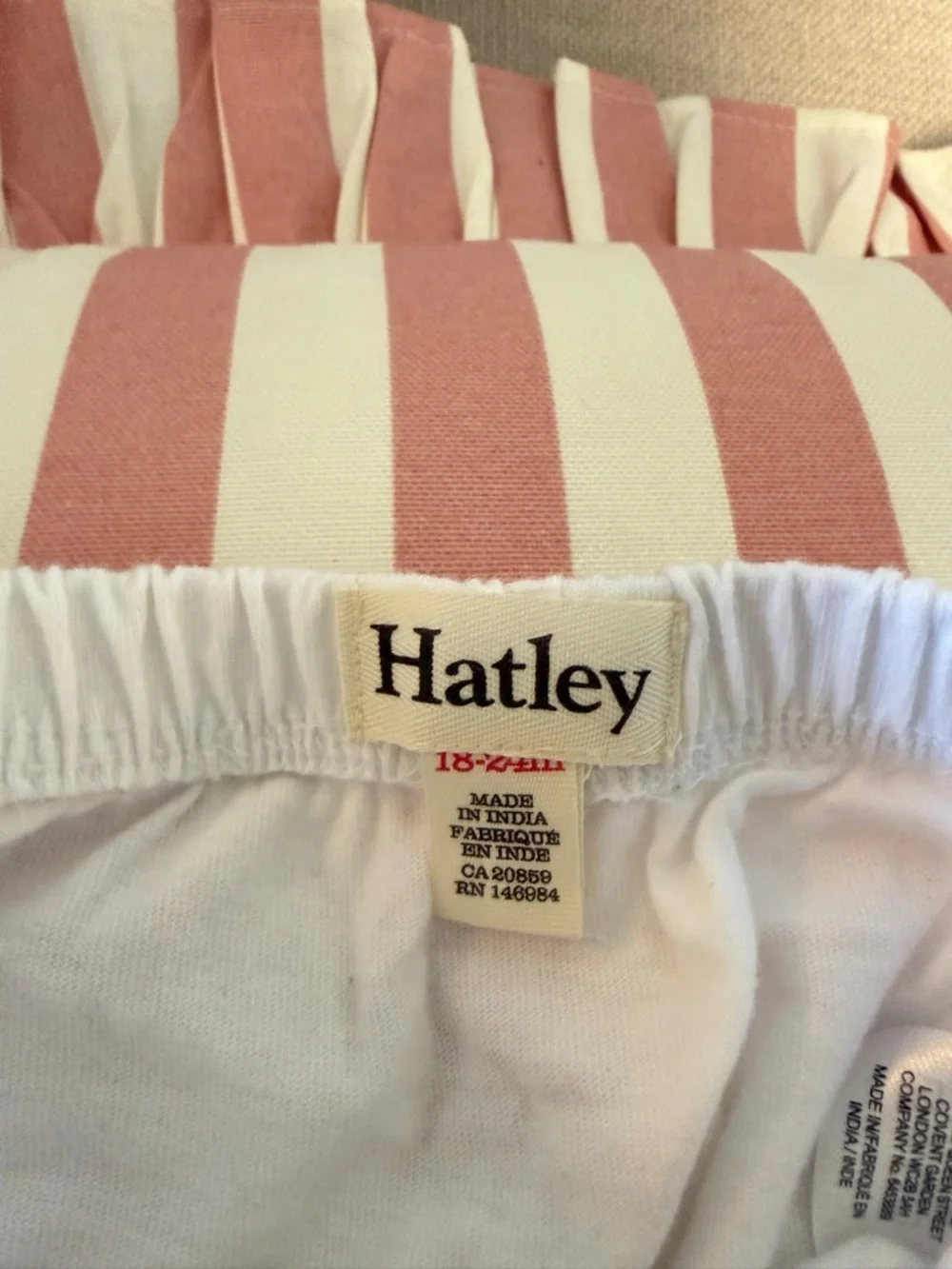 Hatley White Bloomer Diaper Cover